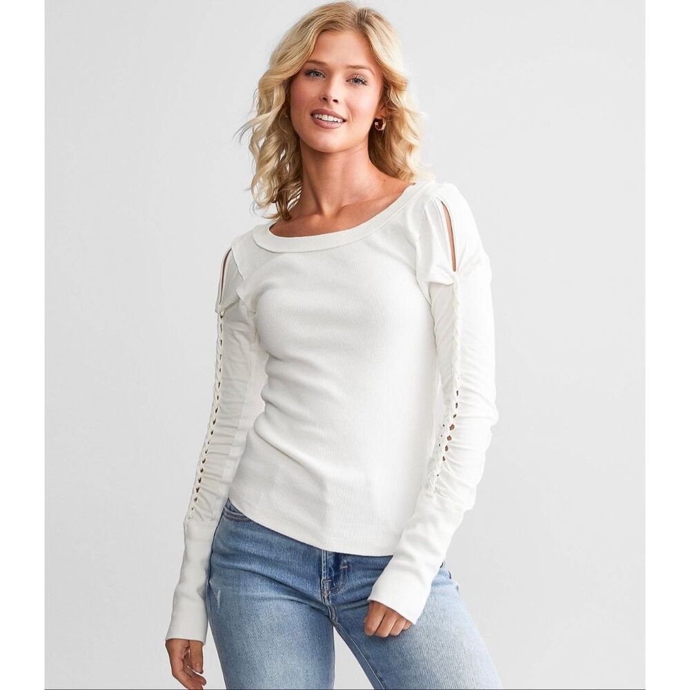 Free People Daisy Cold Shoulder Top